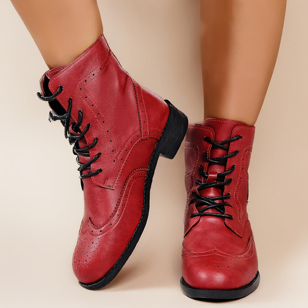 Women's Elegant Brown Ankle Boots