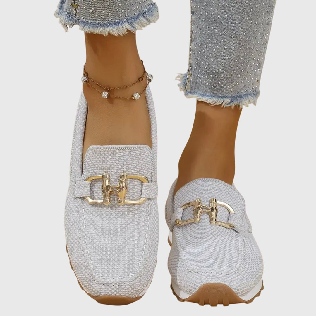 Soft Buckle Loafers