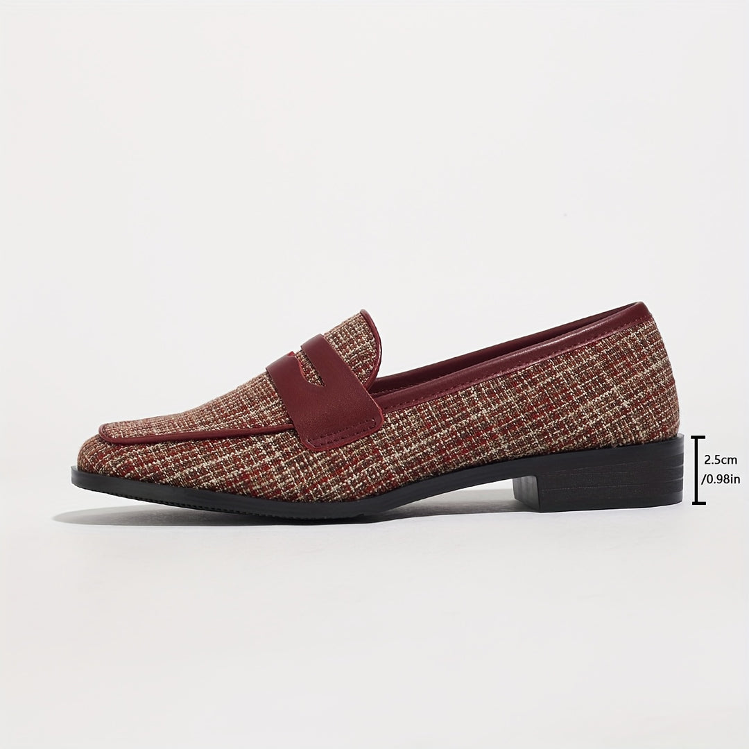 Square Toe Vintage Loafers