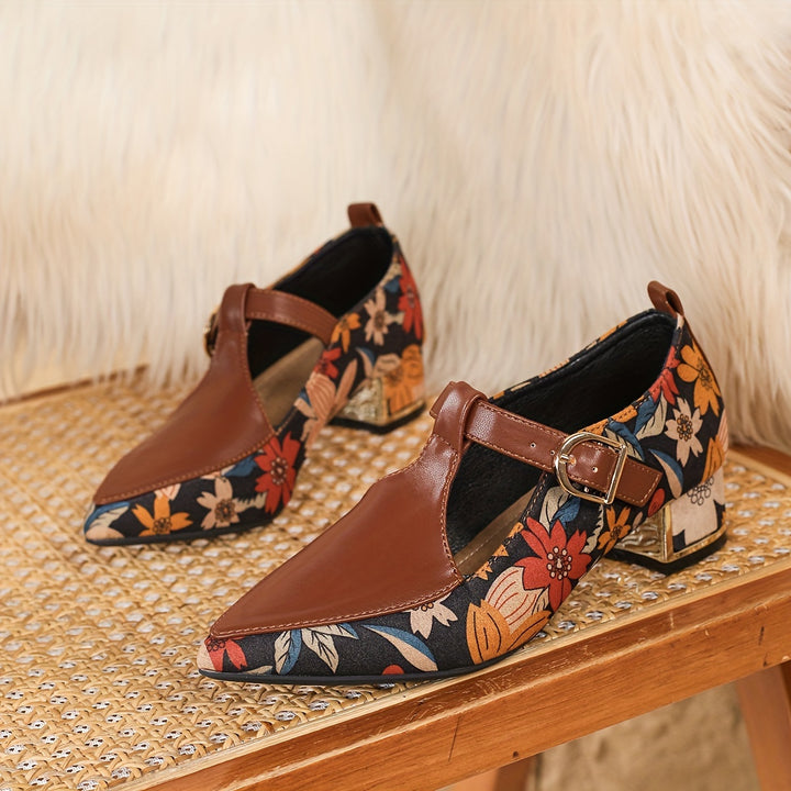 Pumps with T-Bar Buckle
