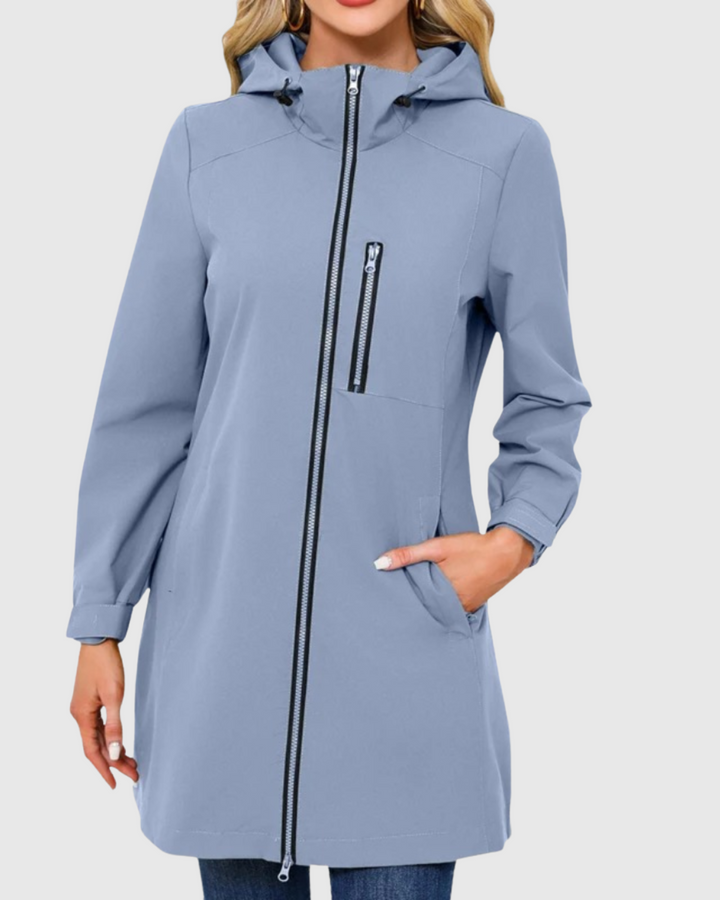 Women's Waterproof Long Jacket