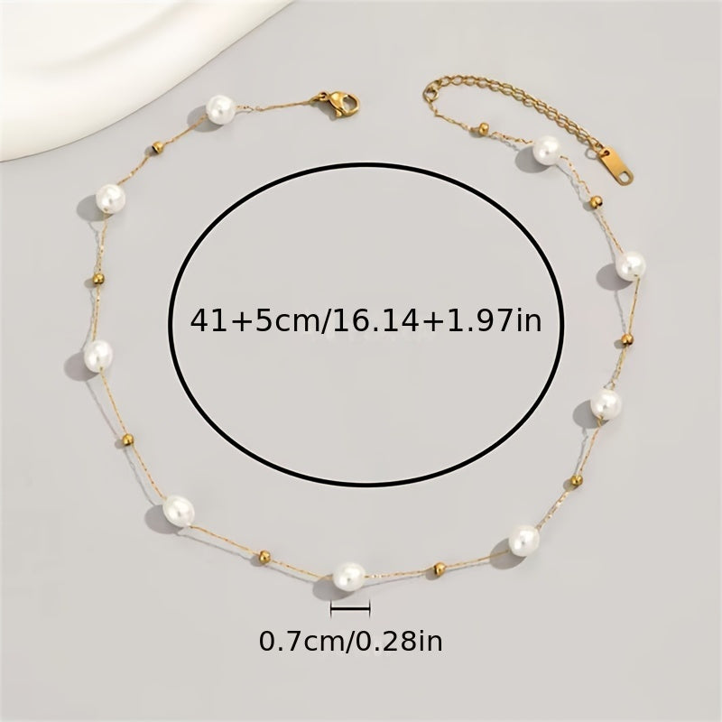 Elegant Baroque Pearl Necklace