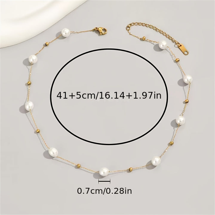 Elegant Baroque Pearl Necklace