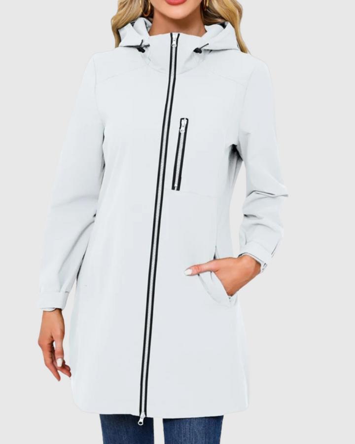 Women's Waterproof Long Jacket