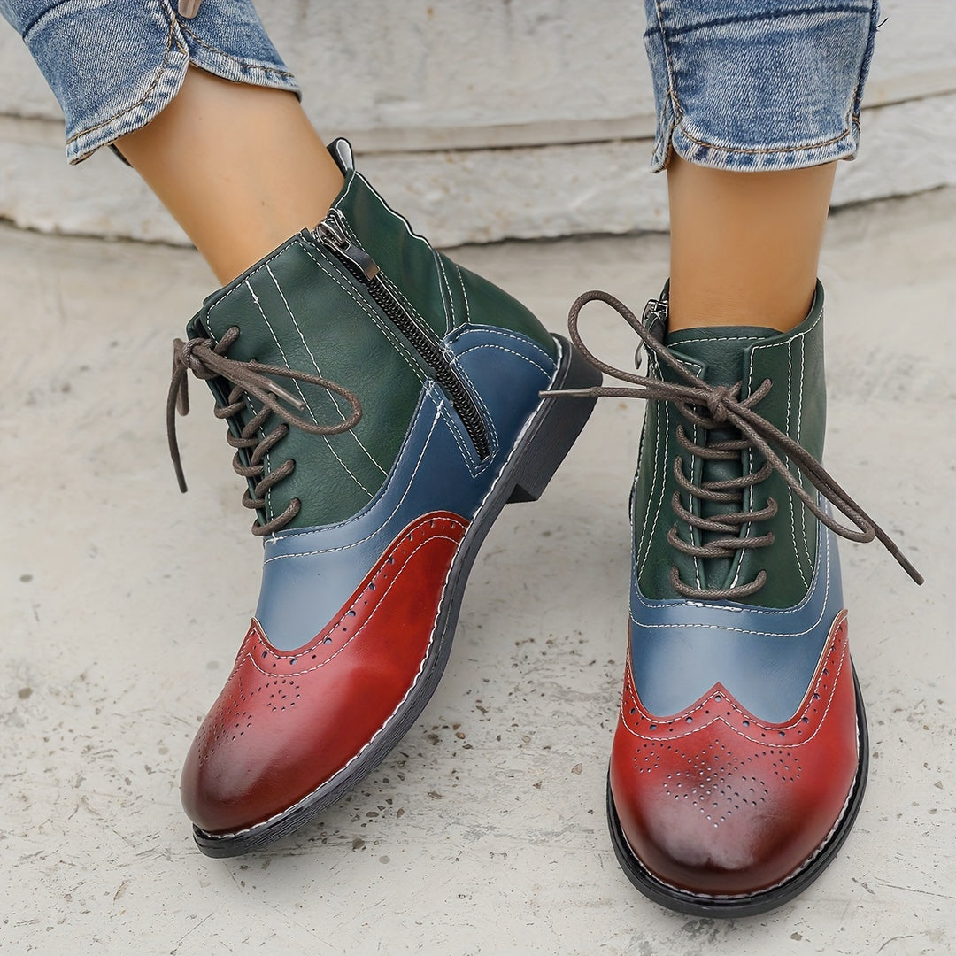 Women's Colorblock Stylish Boots