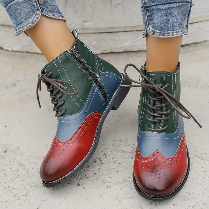 Women's Colorblock Stylish Boots
