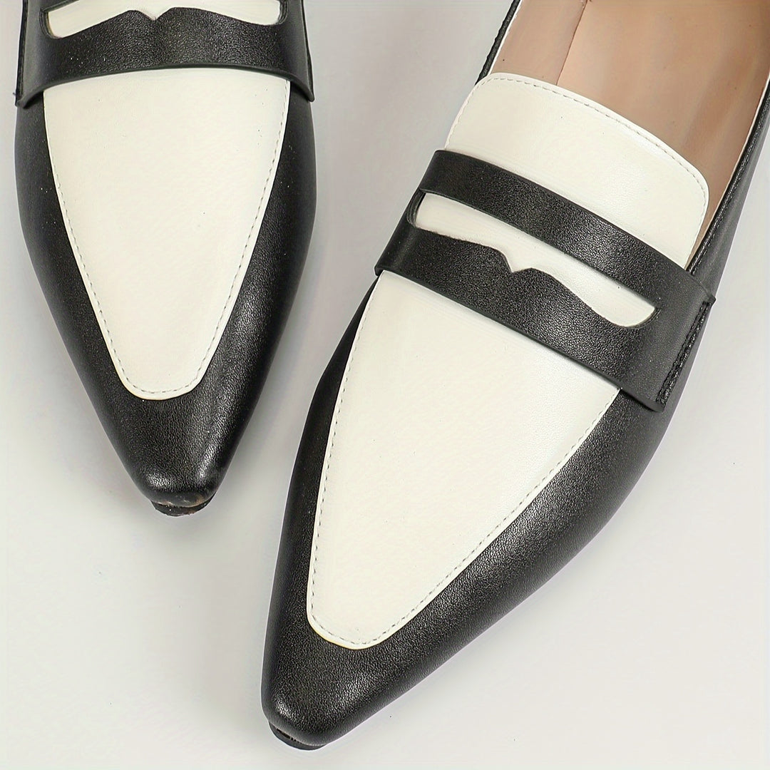 Pointed Toe Slip On Shoes
