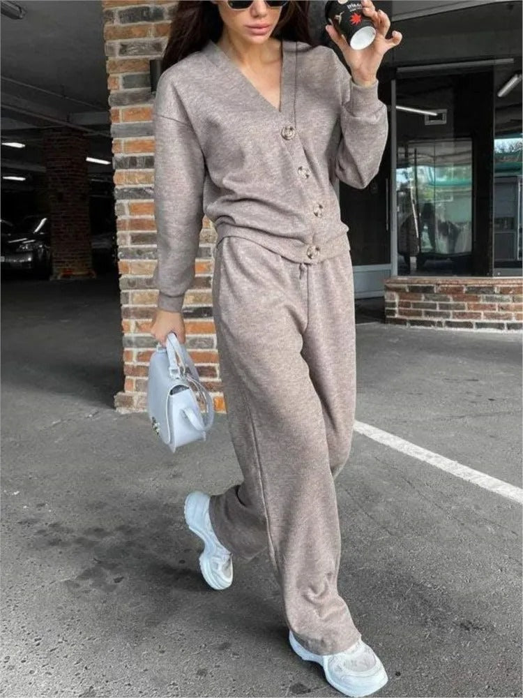 Cardigan Two-piece Set