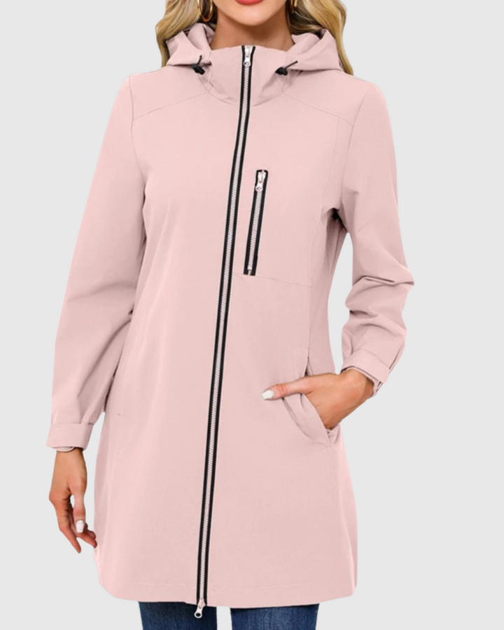 Women's Waterproof Long Jacket