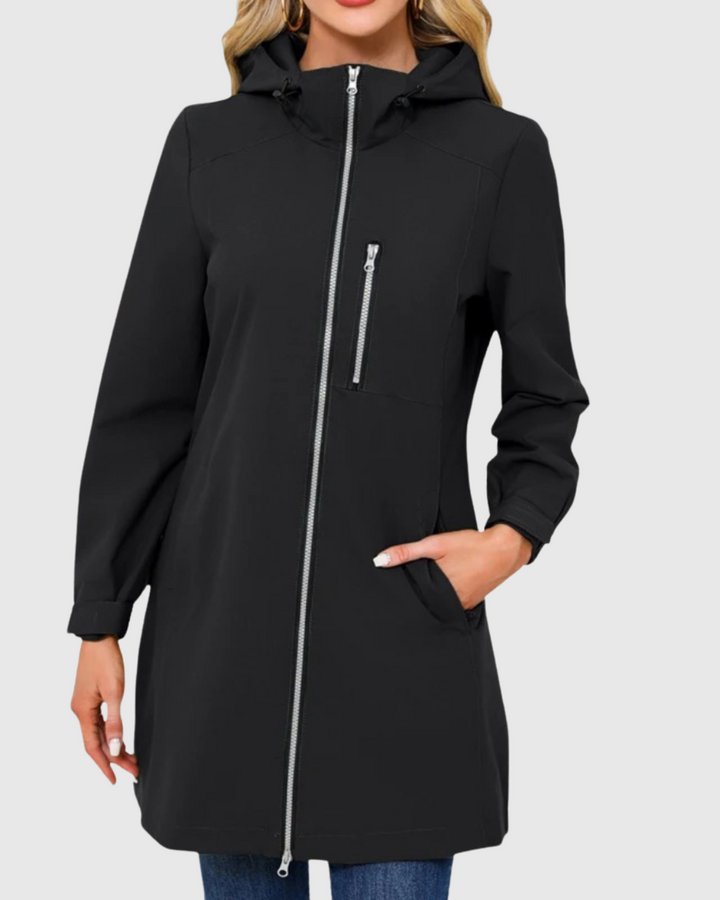 Women's Waterproof Long Jacket