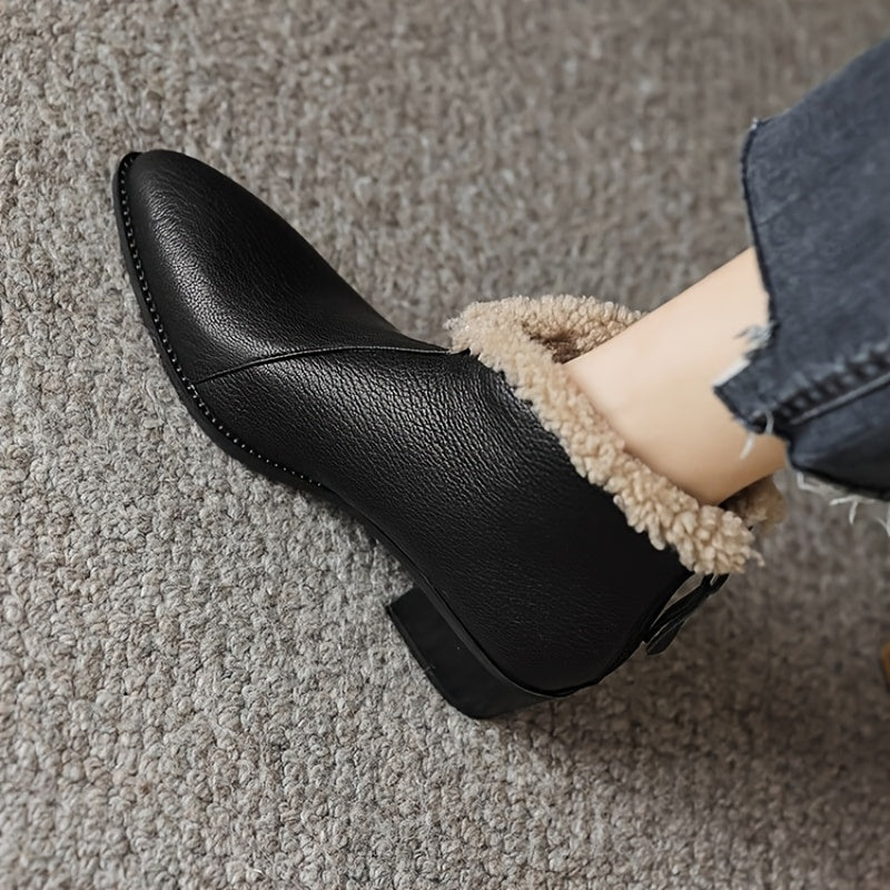 Women's Beige Pointed Toe Boots