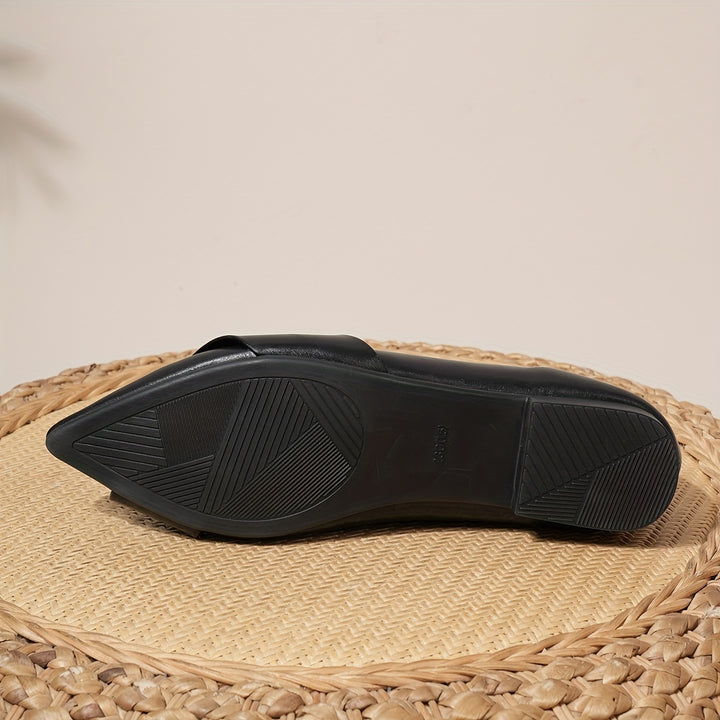 Pointed Toe Slip-On Shoes