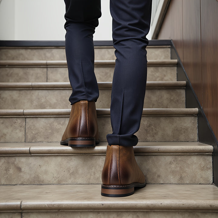 Vintage Solid Colour Ankle Boots