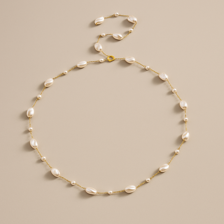 Pearl Necklace with Round Beads