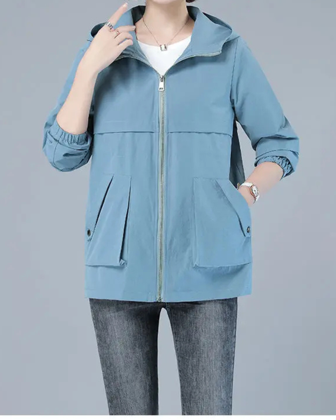 Loose Zipper Lightweight Jacket