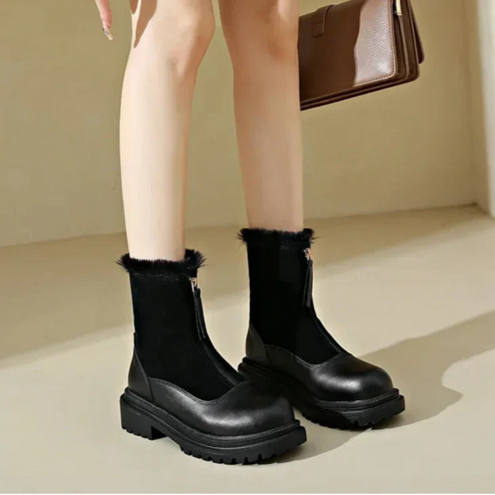 Zipped Ankle Boots