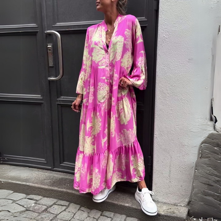 Vintage Printed Dress