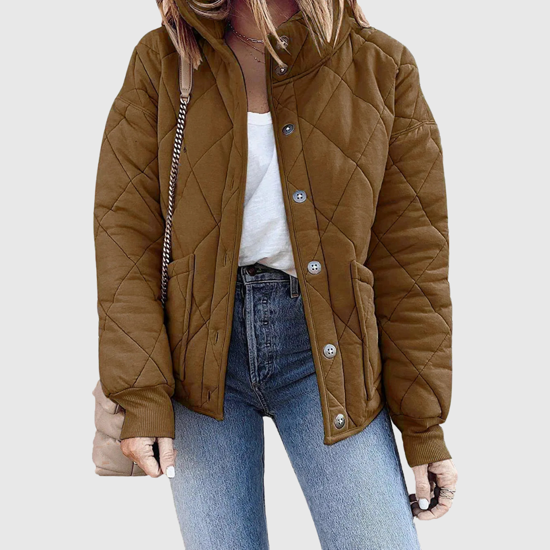Quilted Button Summer Jacket