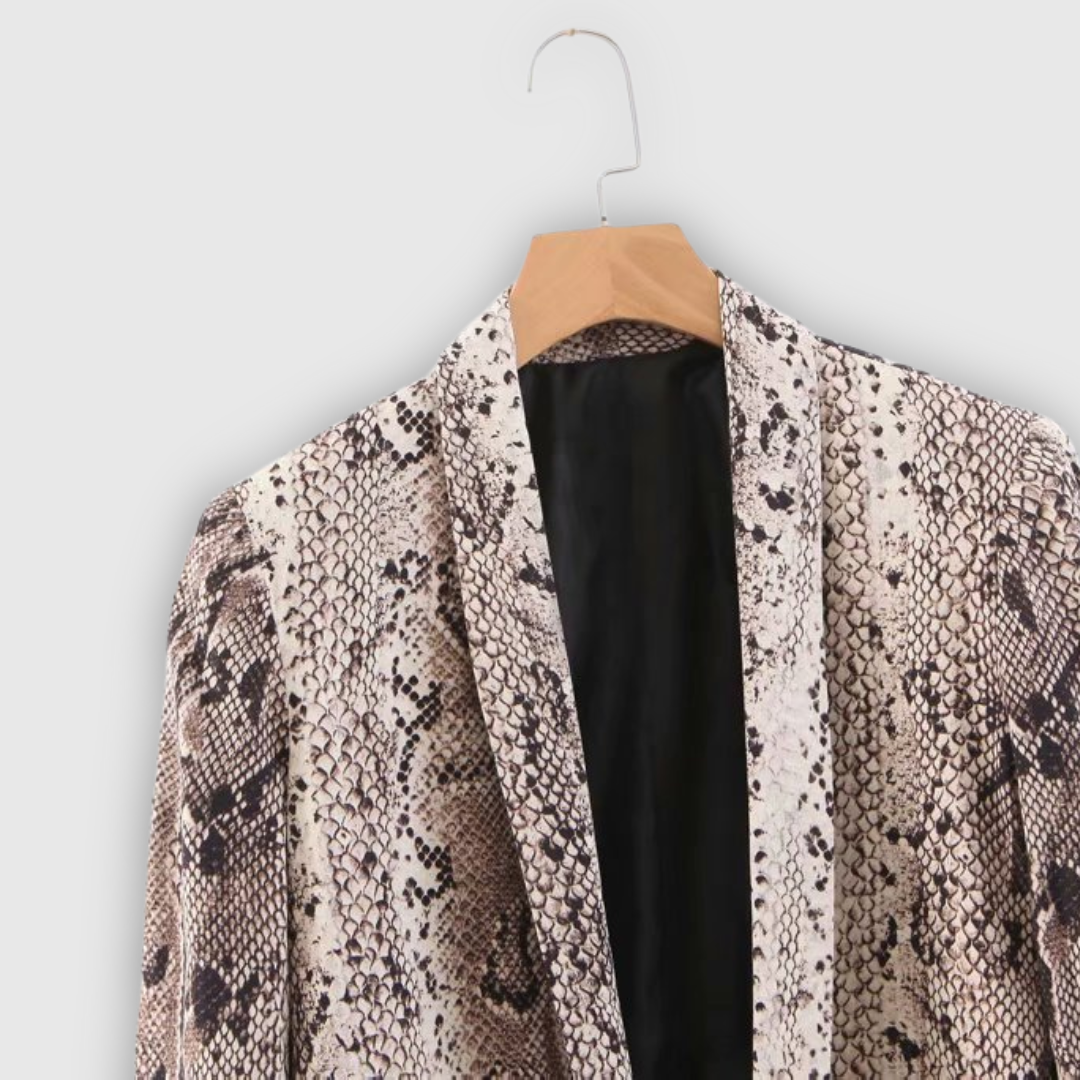 Snake print Blazer