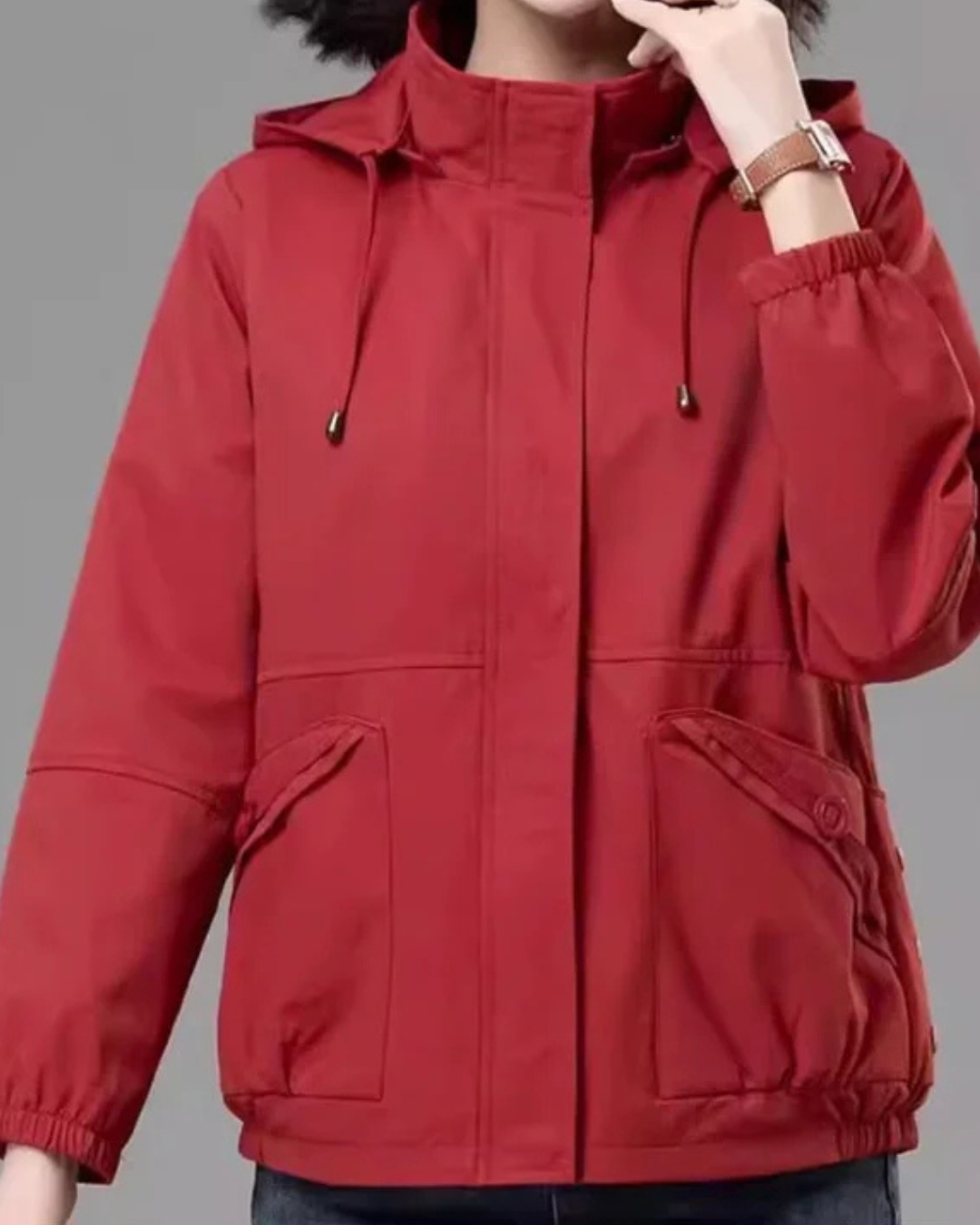 Hooded Baseball Jacket