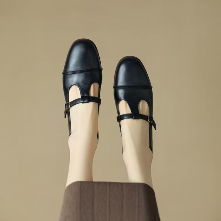 Buckle Flat Shoes