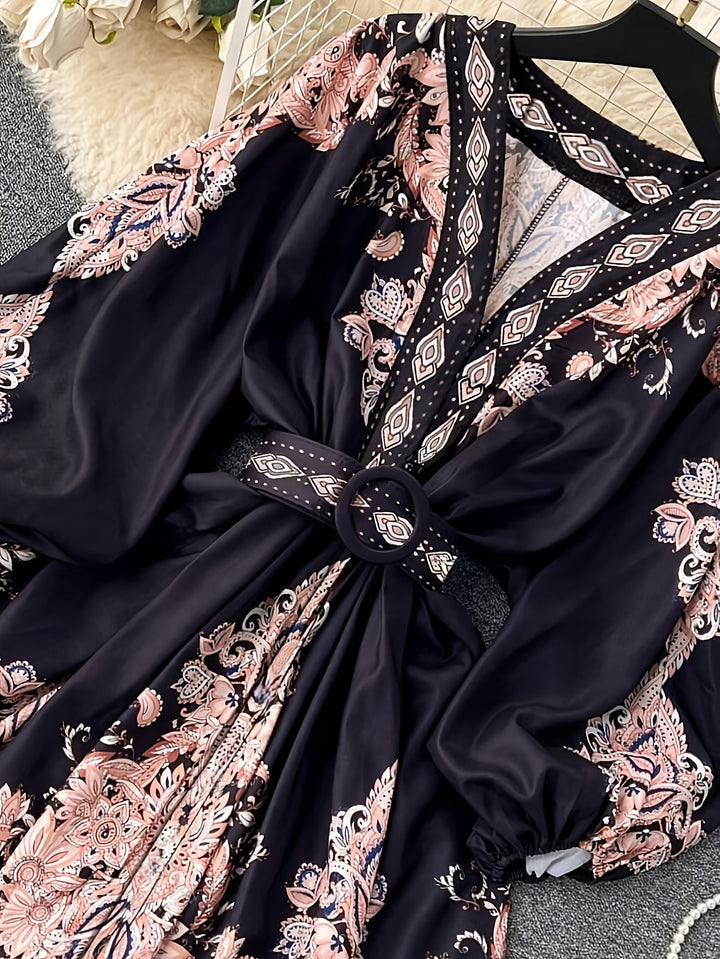 Blue Floral Dress