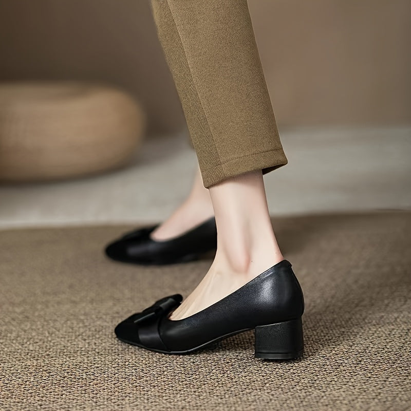 Casual Bow Heels