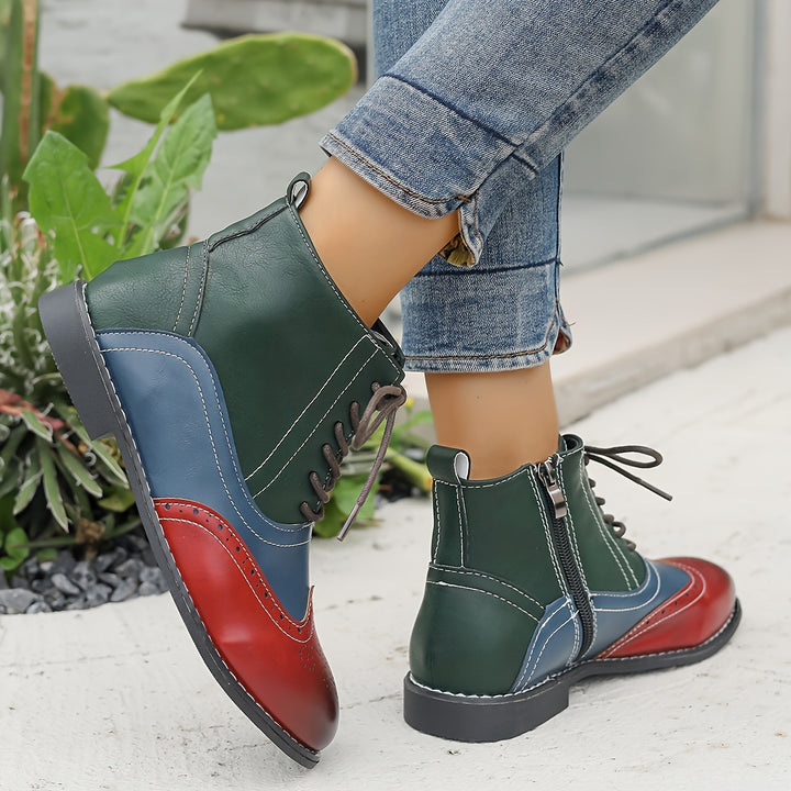Women's Colorblock Stylish Boots
