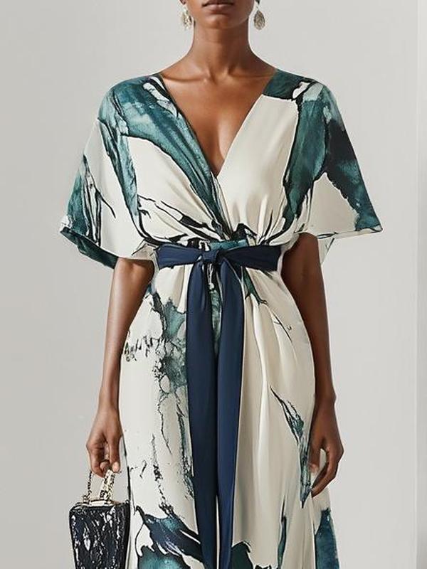 Loose Printed Dress