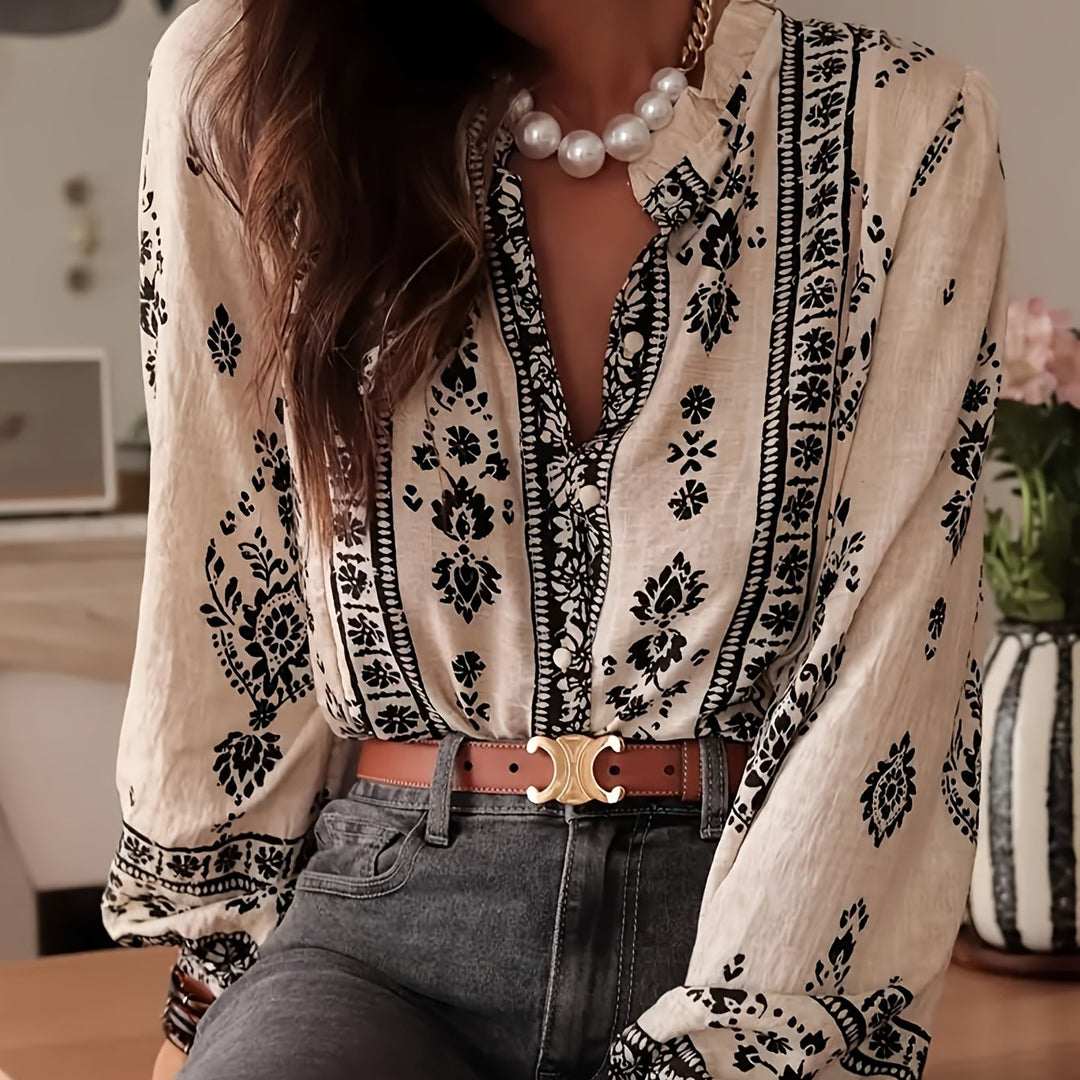 Long Sleeve Boho Top