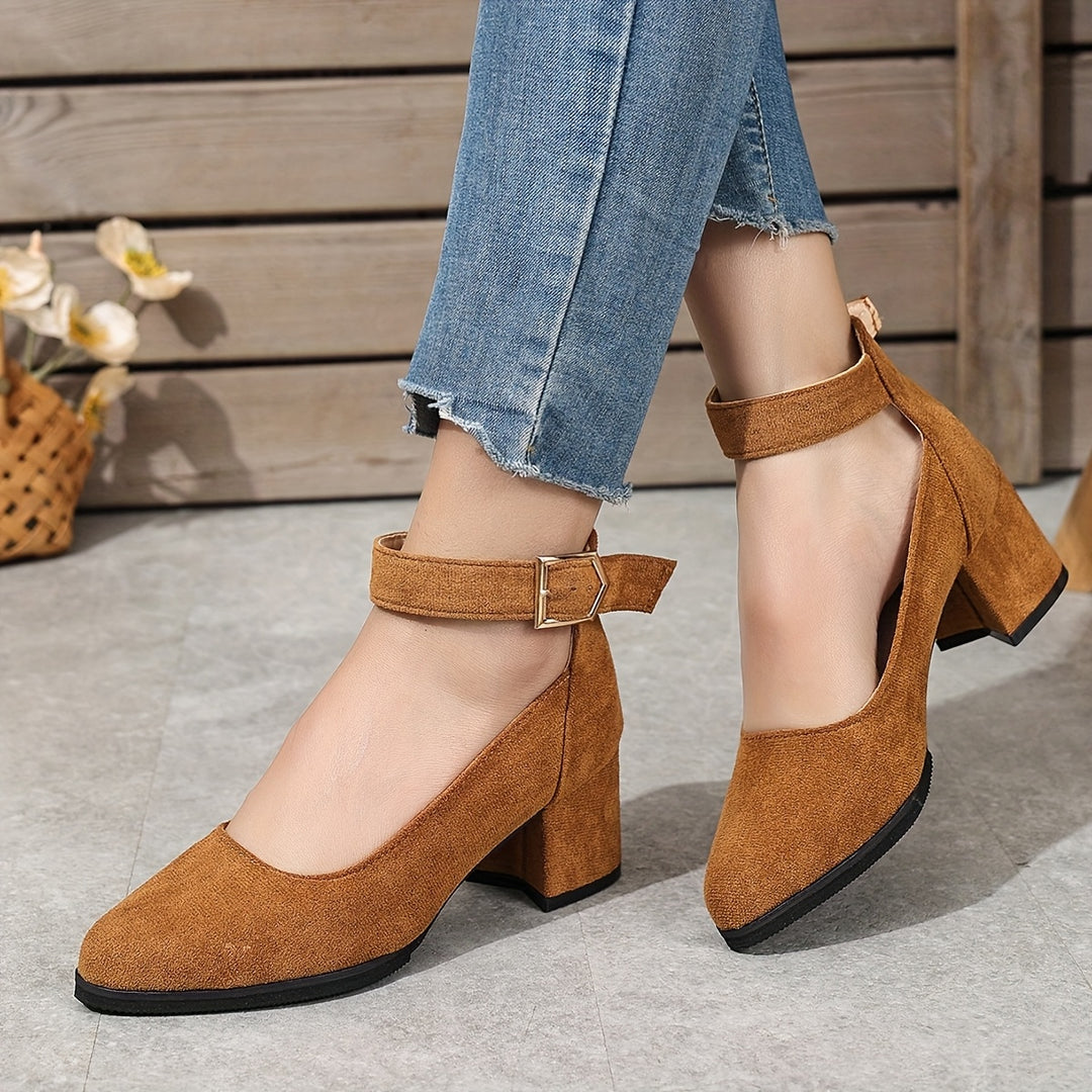 Women's Chunky Block Heels Shoes