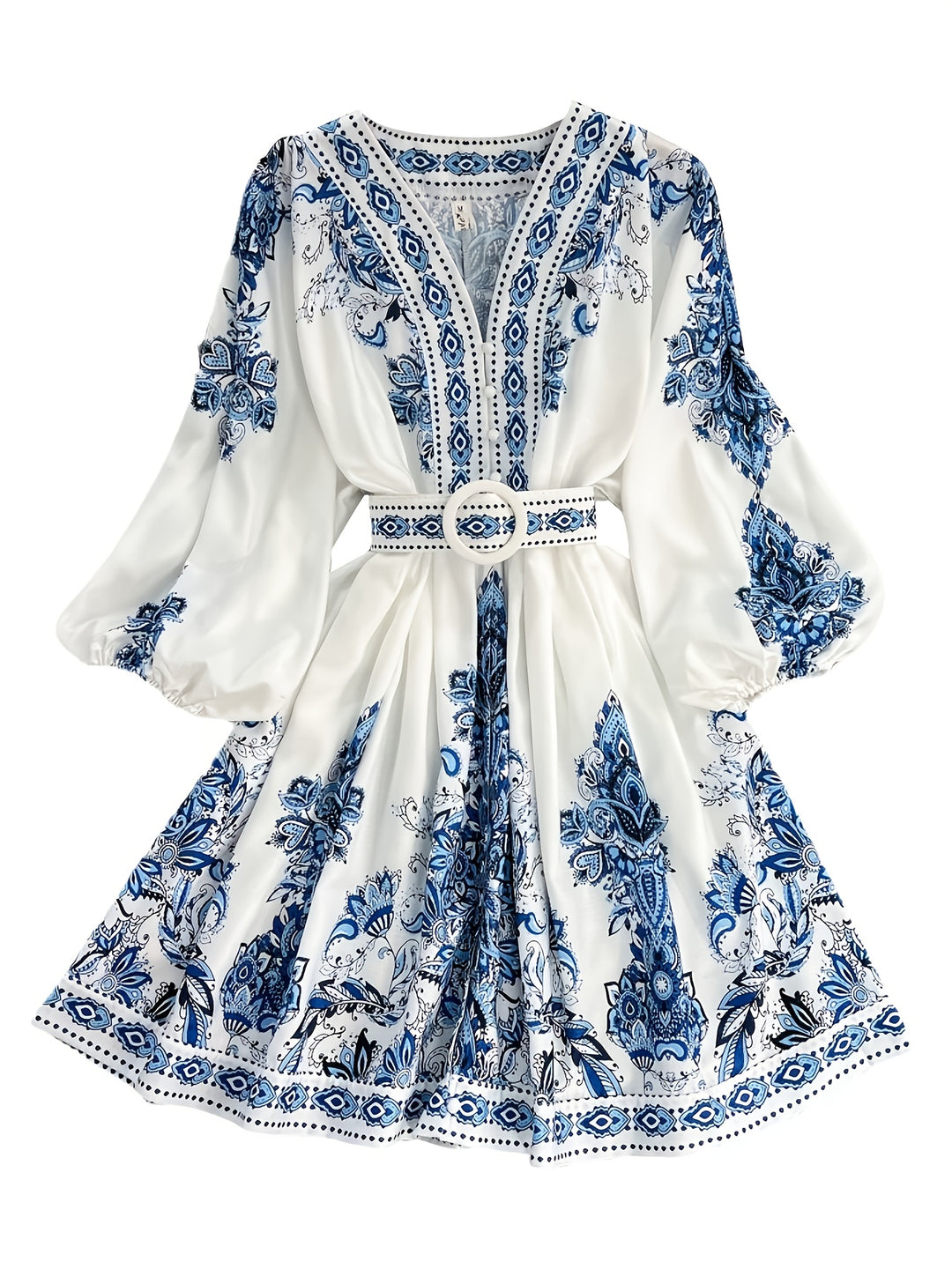 Blue Floral Dress
