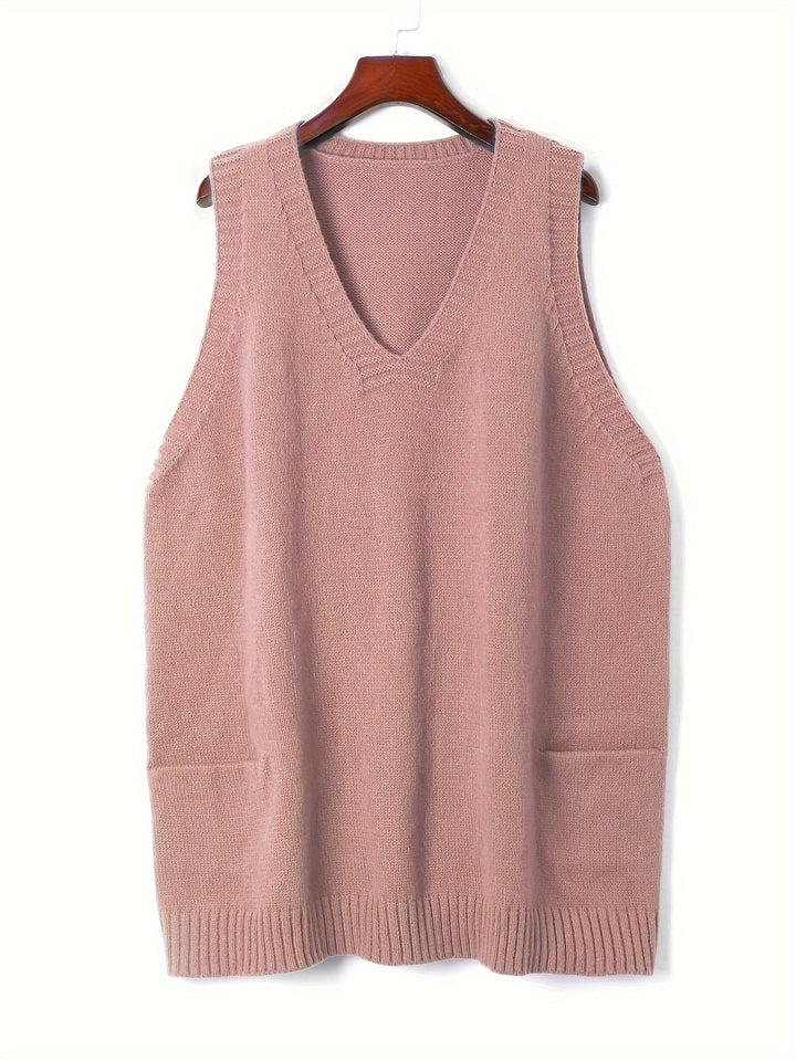 Knit V-Neck Vest