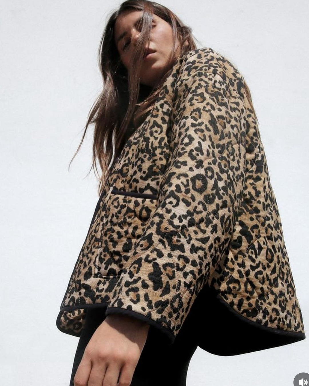 Leopard Quilted Jacket