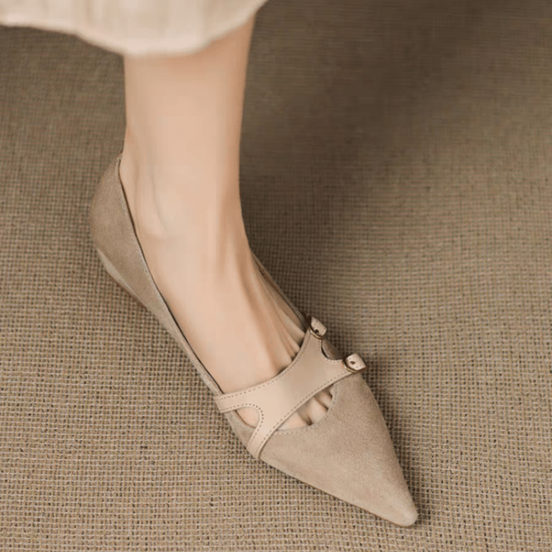 Pointed Toe Mary Jane Flats