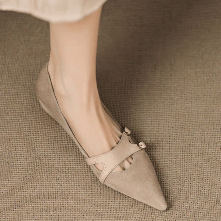 Pointed Toe Mary Jane Flats