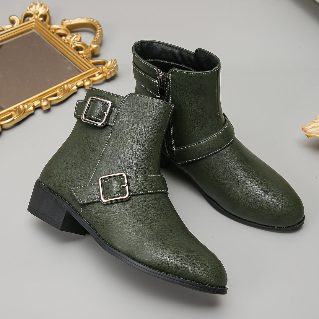 Women's Chunky Heel Ankle Boots