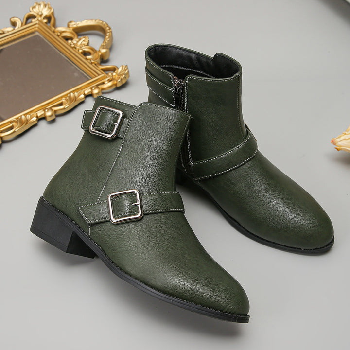 Women's Chunky Heel Ankle Boots