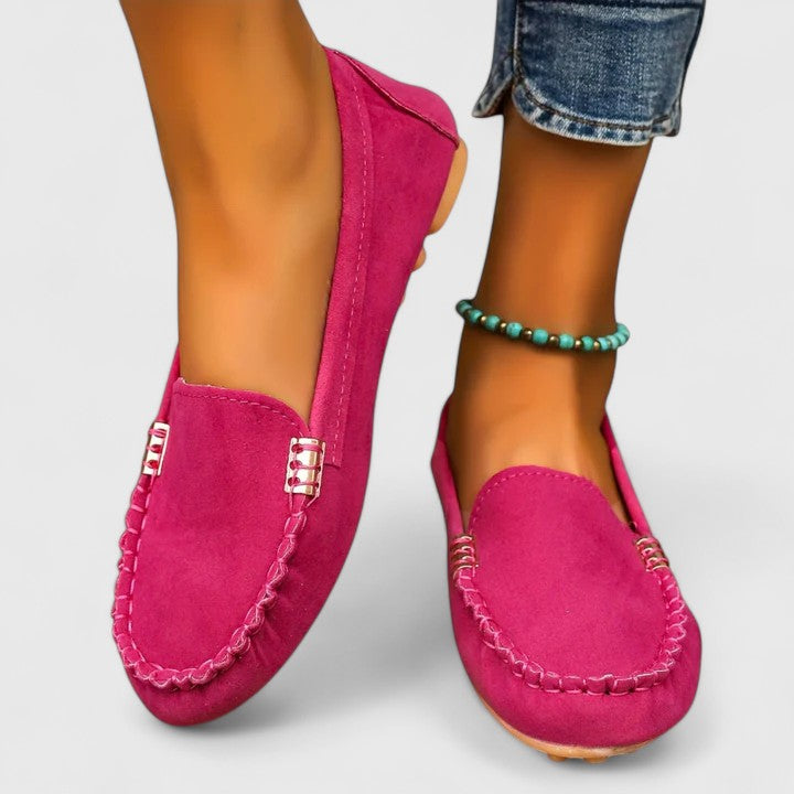 Soft Flat Square Toe Loafers