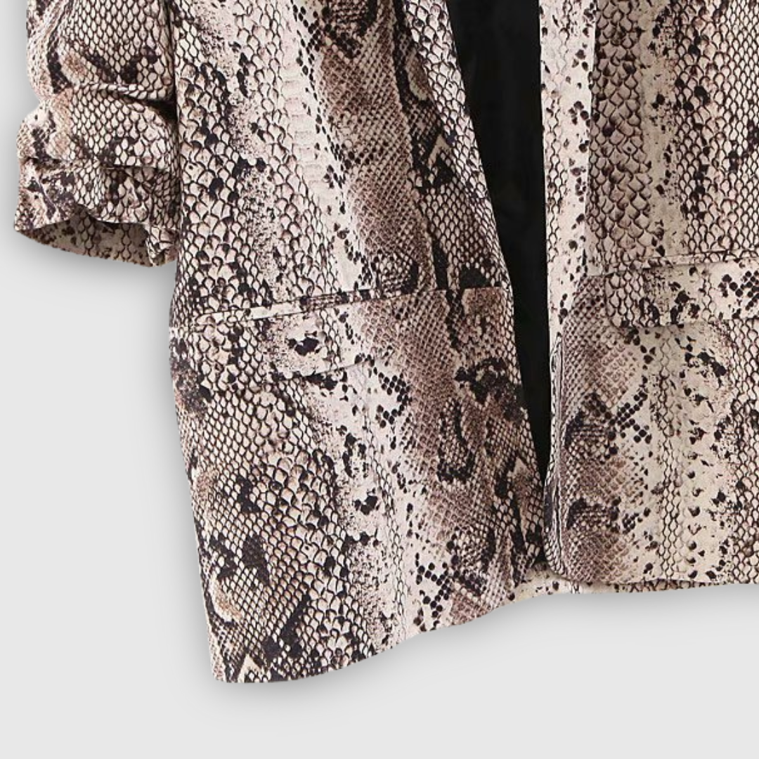 Snake print Blazer