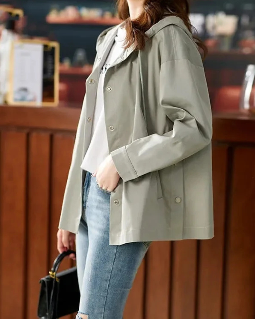 Lined Women's Trench Coat