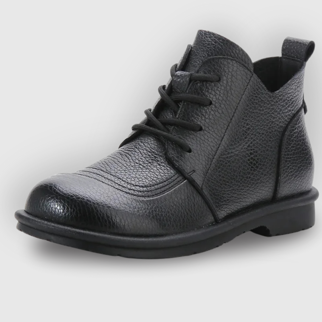 Low Heel Retro British Style Ankle Boots