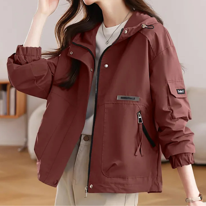 Thin Short Windbreaker Coat