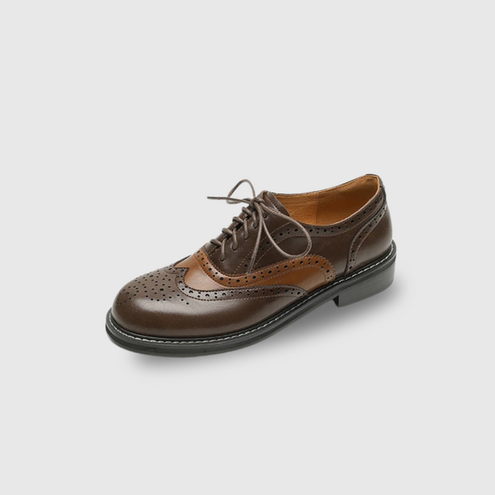 Lace Up Brogue Oxford Shoes