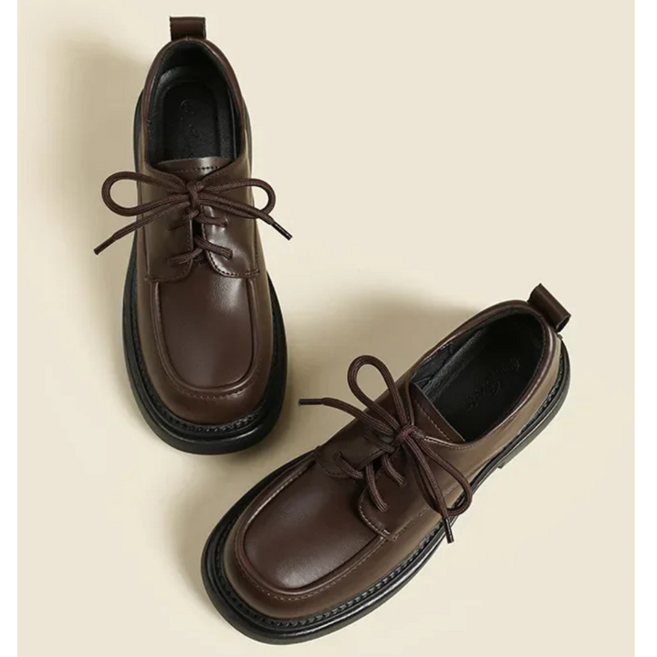 Lace-Up Thick Bottom British Style shoes