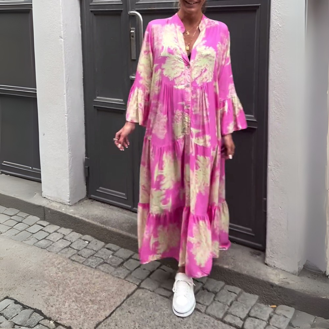 Vintage Printed Dress