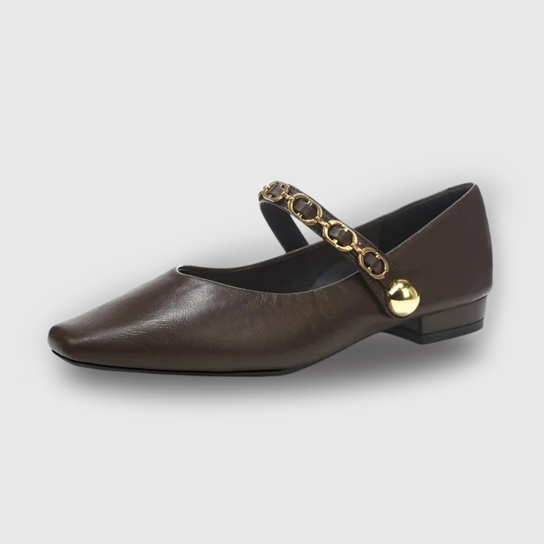 French Mary Jane Flats