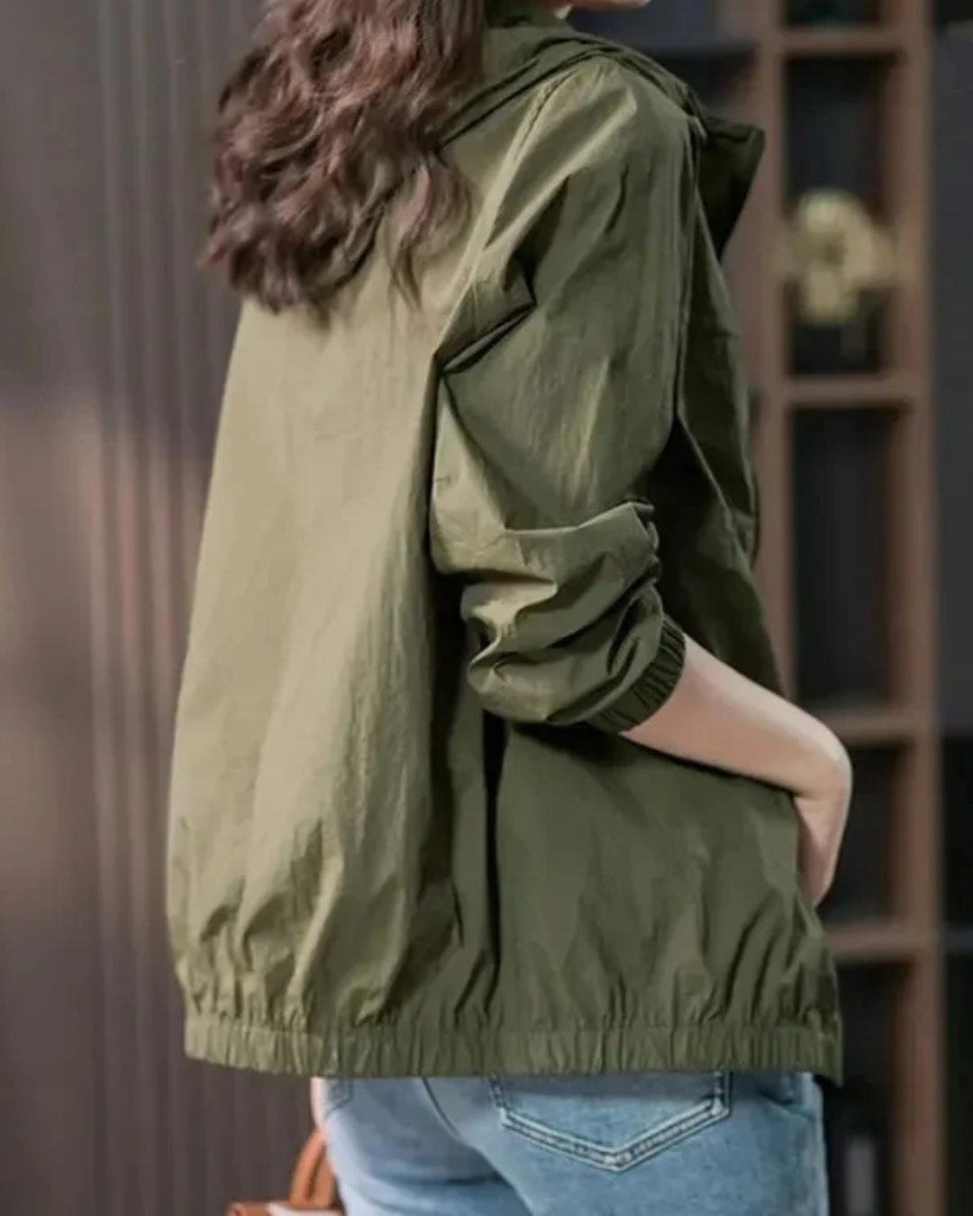 Loose Hooded Jacket