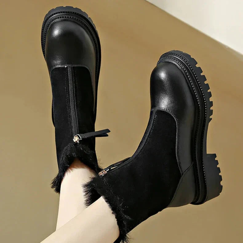 Zipped Ankle Boots
