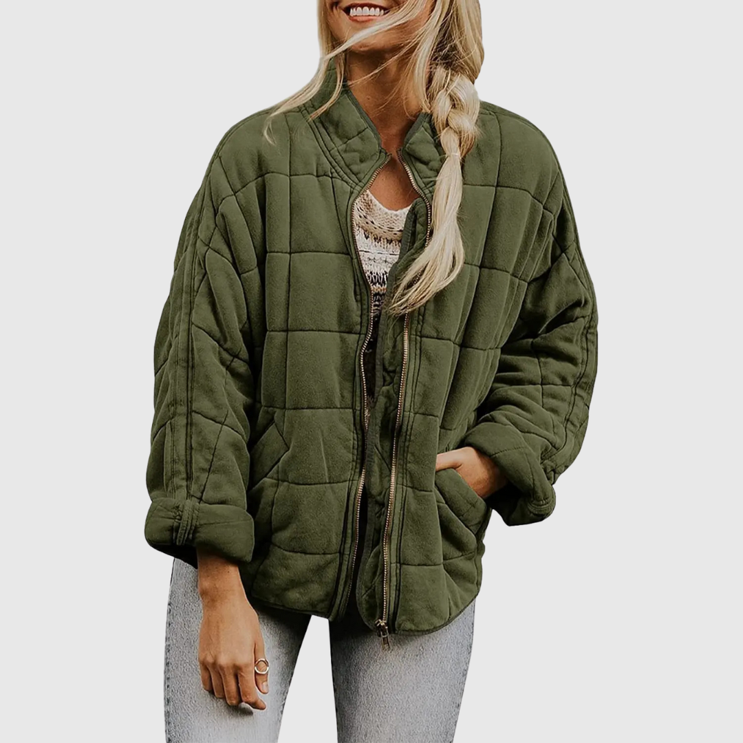 Zip Quilted Jacket
